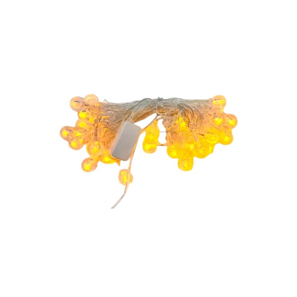LUZ CALIDA PELOTA TRANSP. ENCHUFE 28L P028-1-1